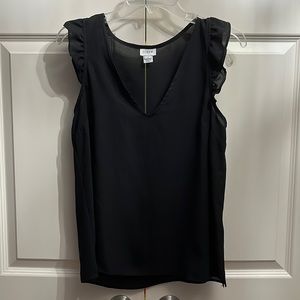 Cute J.Crew blouse with ruffle sleeves